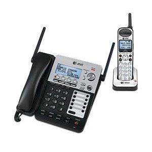 AT&T SynJ SB67138 - Cordless phone - answering system with caller ID/c