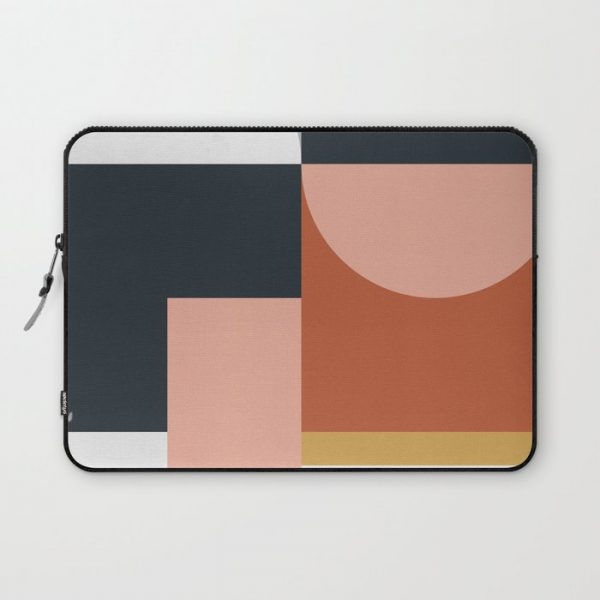 Abstract Geometric 09 Computer Cover by The Old Art Studio - Laptop Sleeve - 13"