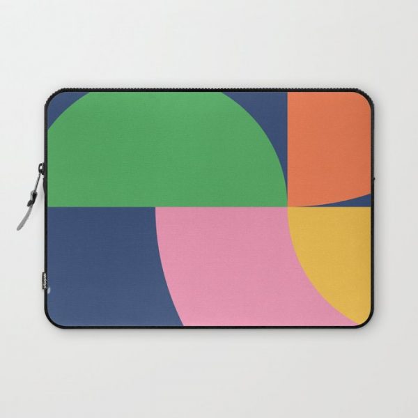 Abstract Geometric 16 Computer Cover by The Old Art Studio - Laptop Sleeve - 13"