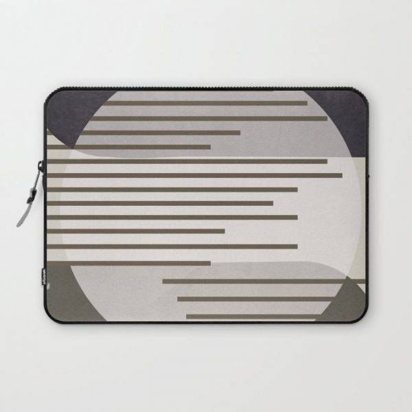 Abstract Geometric Art 50 Computer Cover by City Art - Laptop Sleeve - 13"