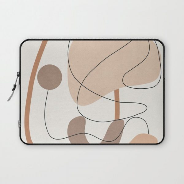 Abstract Line Movement III Computer Cover by City Art - Laptop Sleeve - 13"