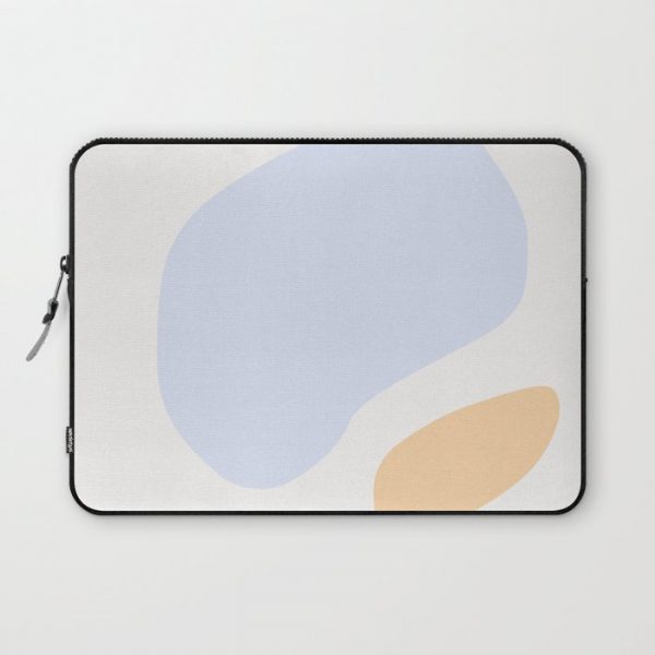 Abstract Shape Series - Peach Computer Cover by WKNDLA - Laptop Sleeve - 13"