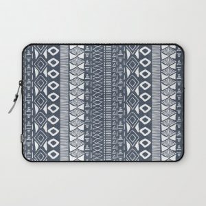 Adobe in Navy Blue and White Computer Cover by Becky Bailey - Laptop Sleeve - 13"