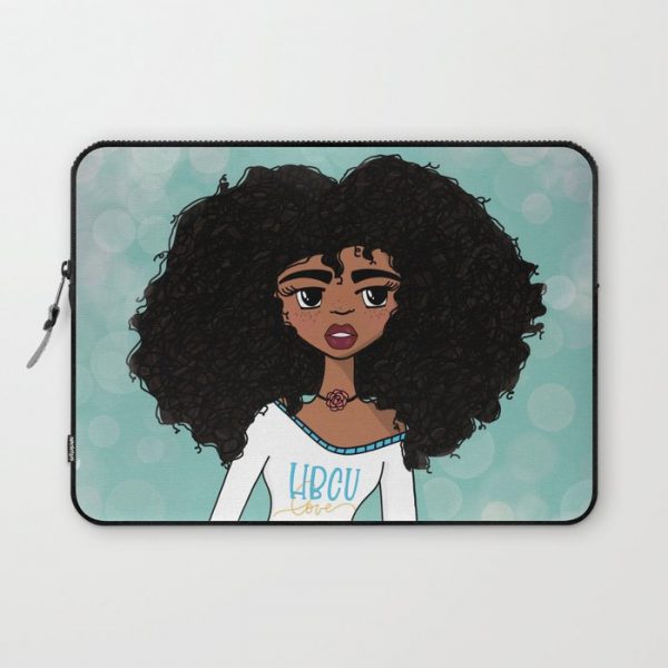 African American girl Computer Cover by K Cherell Designs - Laptop Sleeve - 13"