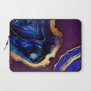 Agate Abstract Computer Cover by SpaceFrogDesigns - Laptop Sleeve - 13"