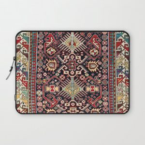 Akstafa Southeast Caucasus Niche Rug Print Computer Cover by Vicky Brago-MitchellA(r) - Laptop Sleeve - 13"