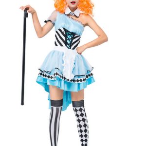 Alice In Wonderland Costumes Color Block Tiered Tulle Alice In Wonderland Carnival Costumes