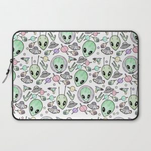 Alien and UFO pattern Computer Cover by Jordyn St. John - Laptop Sleeve - 15"