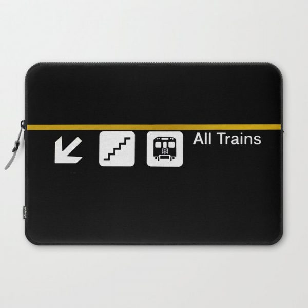 All Trains Computer Cover by SlaterFoto - Laptop Sleeve - 15"