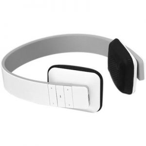 Aluratek ABH04F Bluetooth Wireless Stereo Headphones - White