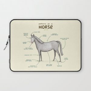 Anatomy of a Horse Computer Cover by Sophie Corrigan - Laptop Sleeve - 13"