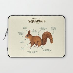 Anatomy of a Squirrel Computer Cover by Sophie Corrigan - Laptop Sleeve - 13"