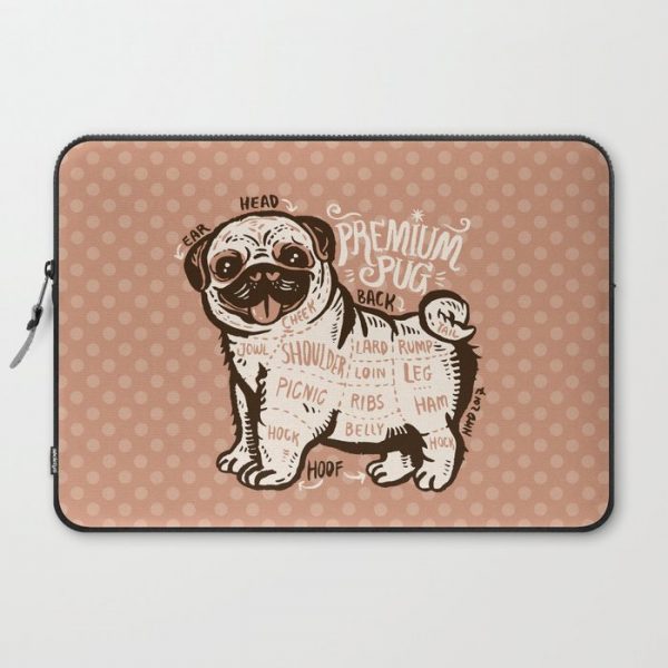 Anatomy of pug Computer Cover by Anukun Hamala (NHD) - Laptop Sleeve - 15"