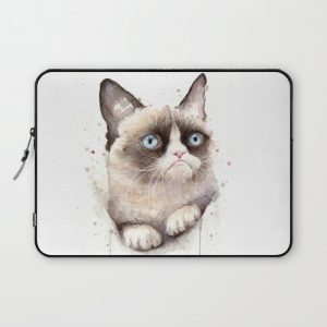 Angry Cat Computer Cover by Olechka - Laptop Sleeve - 13"