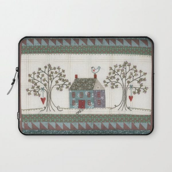 Annie's Cottage Computer Cover by Lynette Anderson Designs - Laptop Sleeve - 13"