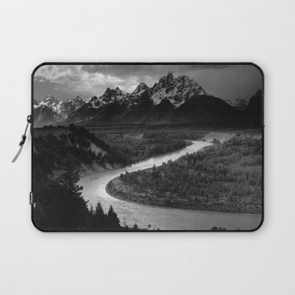 Ansel Adams - The Tetons and Snake River Computer Cover by Elegant Chaos Gallery - Laptop Sleeve - 13"