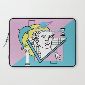 Apollo - Vaporwave - 80s Computer Cover by GraphicWaveDesign - Laptop Sleeve - 13"