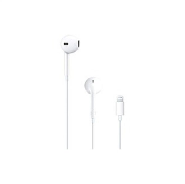 Apple EarPods with Lightning Connector - Stereo - Lightning Connector - Wired - Earbud - Binaural - Outer-ear - White