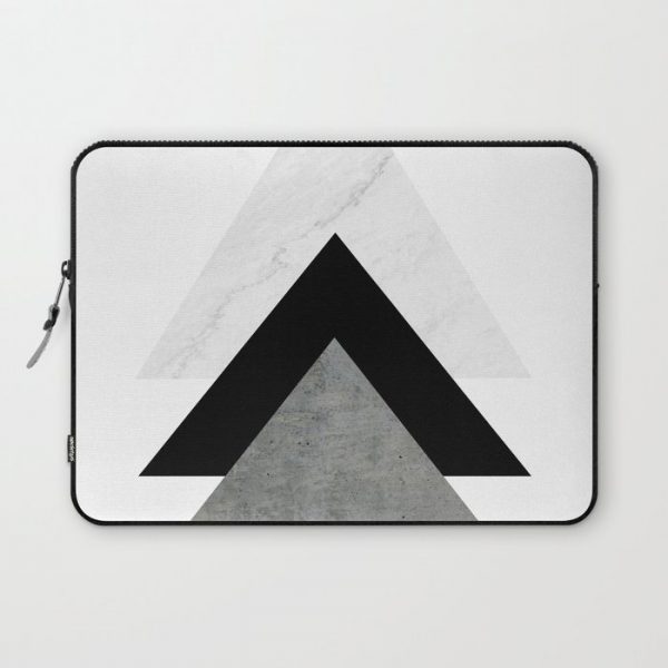 Arrows Monochrome Collage Computer Cover by ARTbyJWP - Laptop Sleeve - 13"