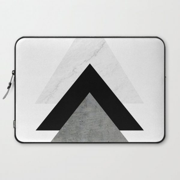 Arrows Monochrome Collage Computer Cover by ARTbyJWP - Laptop Sleeve - 15"