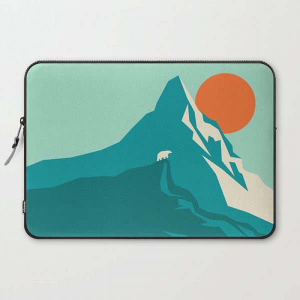 As the sun rises over the peak Computer Cover by Picomodi - Laptop Sleeve - 15"