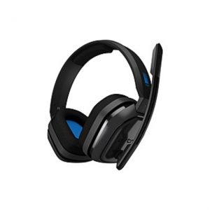 Astro A10 Headset - Stereo - Mini-phone - Wired - 32 Ohm - 20 Hz - 20 kHz - Over-the-ear, Over-the-head - Binaural - Circumaural - Blue, Gray