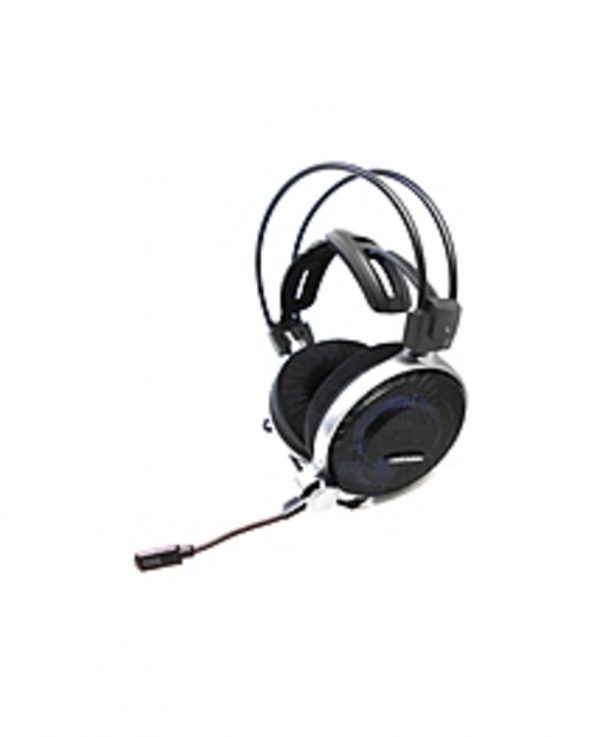 Audio-Technica ATH-ADG1X High-Fidelity Open-Back Gaming Headset - Stereo - Black, Blue - Mini-phone - Wired - 48 Ohm - 5 Hz - 35 kHz - Gold Plated - O