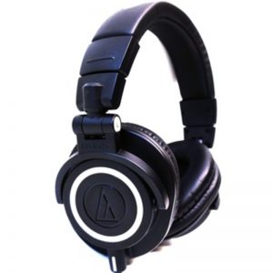 Audio-Technica ATH-M50x Professional Monitor Headphones - Stereo - Black - Wired - 38 Ohm - 15 Hz 28 kHz - Over-the-head - Binaural - Circumaural