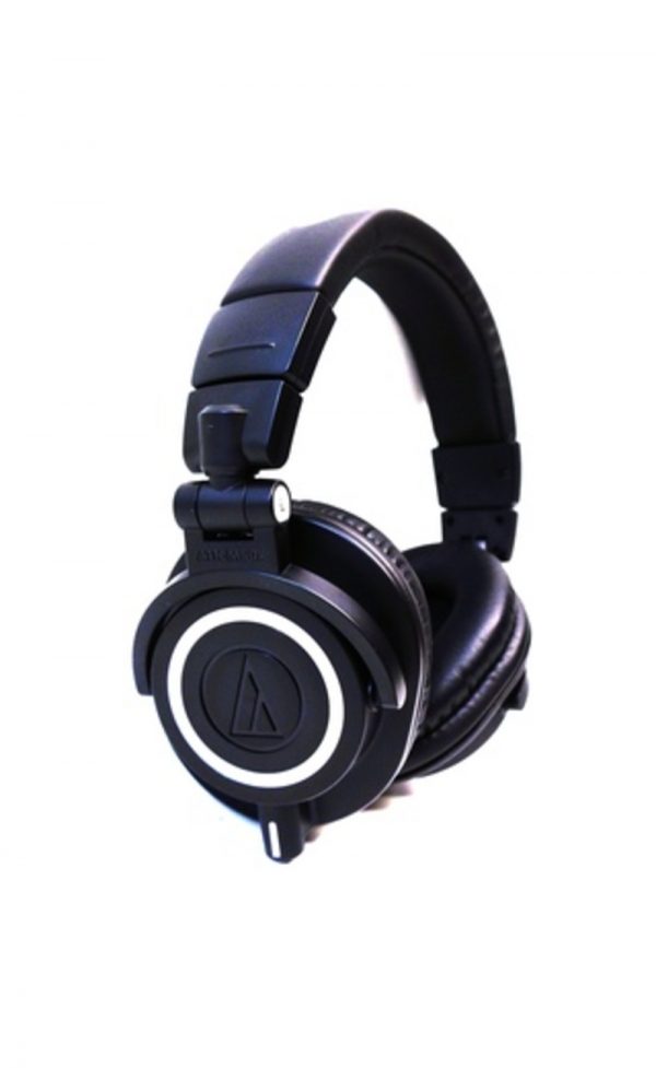 Audio-Technica ATH-M50x Professional Monitor Headphones - Stereo - Black - Wired - 38 Ohm - 15 Hz 28 kHz - Over-the-head - Binaural - Circumaural