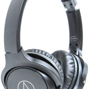 Audio-Technica ATH-S200BT Wireless On-Ear Headphones with Built-in Mic & Controls - Stereo - Black - Wireless - Bluetooth - 32 Ohm - 5 Hz - 32 kHz - O