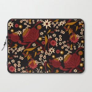 Australian Natives Red Blossom Computer Cover by Harley and J - Laptop Sleeve - 15"