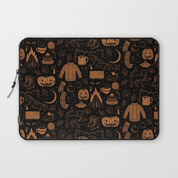 Autumn Nights: Halloween Computer Cover by Camille Chew - Laptop Sleeve - 13"