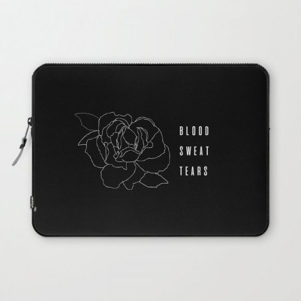 BLOOD, SWEAT, TEARS Computer Cover by hwanghaes - Laptop Sleeve - 13"