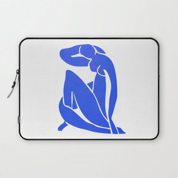 BLUE MATISSE CUT OUT Computer Cover by vintagetroto - Laptop Sleeve - 13"