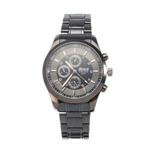 BOSCK Charming Stainless Steel Leather Watch