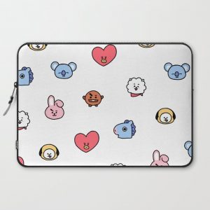 BT21 Sketched Pattern Computer Cover by I'm Good. I'm Done. - Laptop Sleeve - 15"