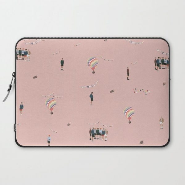 BTS Young Forever Pattern - Pink Computer Cover by I'm Good. I'm Done. - Laptop Sleeve - 15"