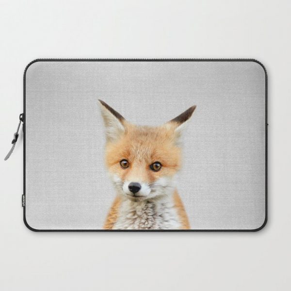 Baby Fox - Colorful Computer Cover by Gal Design - Laptop Sleeve - 15"