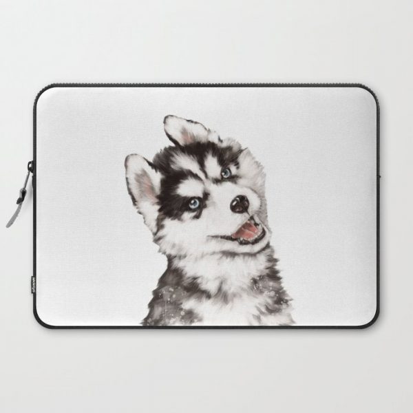 Baby Husky Computer Cover by Big Nose Work - Laptop Sleeve - 15"