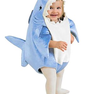 Baby Shark Costume Halloween For Kids Padded Sponge Toddler's Clothes