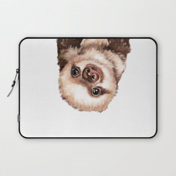 Baby Sloth Computer Cover by Big Nose Work - Laptop Sleeve - 13"