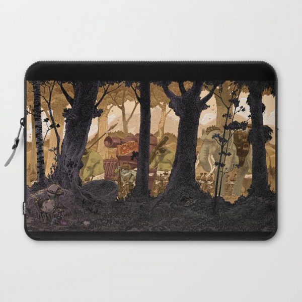 Balade en Foret Computer Cover by Bouletcorp - Laptop Sleeve - 15"