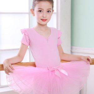 Ballet Dance Costume For Kids Lilac Tutu Leotard Performance Dress