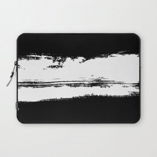 B&W Paint Computer Cover by Wall Threads - Laptop Sleeve - 13"