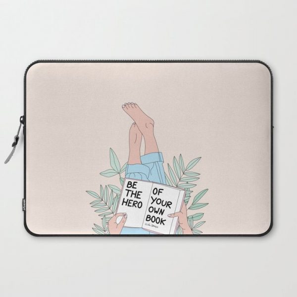 Be The Hero of Your Own Book Computer Cover by The Optimist - Laptop Sleeve - 15"