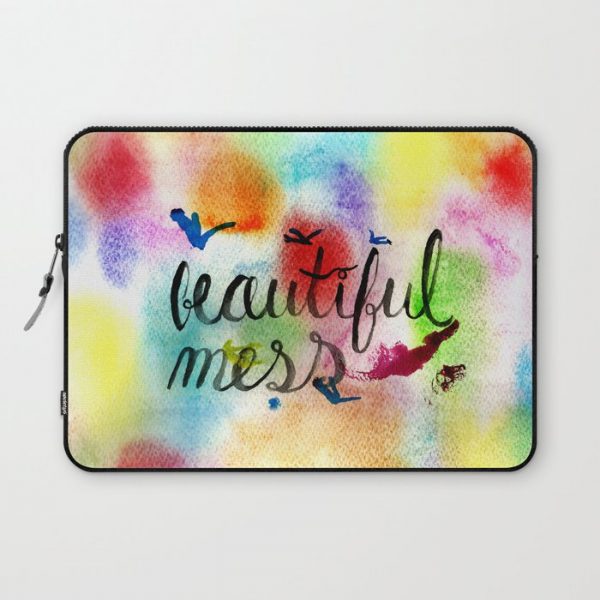 Beautiful Mess Computer Cover by Heartisan Creations - Laptop Sleeve - 13"