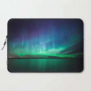 Beautiful northern lights Computer Cover by Juhku - Laptop Sleeve - 15"