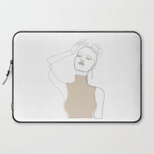 Beige Touch Computer Cover by Explicit Design - Laptop Sleeve - 15"