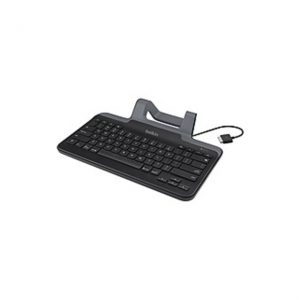 Belkin Wired Tablet Keyboard With Stand for iPad with Lightning Connector - Cable Connectivity - Lightning Interface - English (US) - iOS