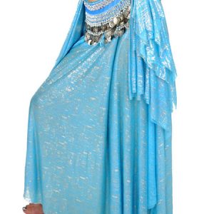 Belly Dance Skirt Ruffle Gliterring Women Performance Costume